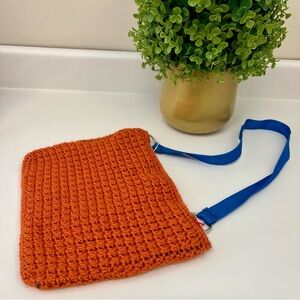 Handmade crochet knit handbag cottagecore cottage vintage rare
